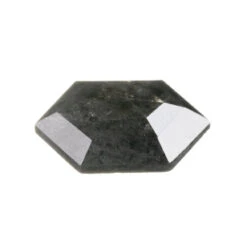 .53 Carat Black Rose Cut Hexagon Diamond 5 .53 Carat Black Rose Cut Hexagon Diamond -Point No Point Studio Store 0.53 580 3