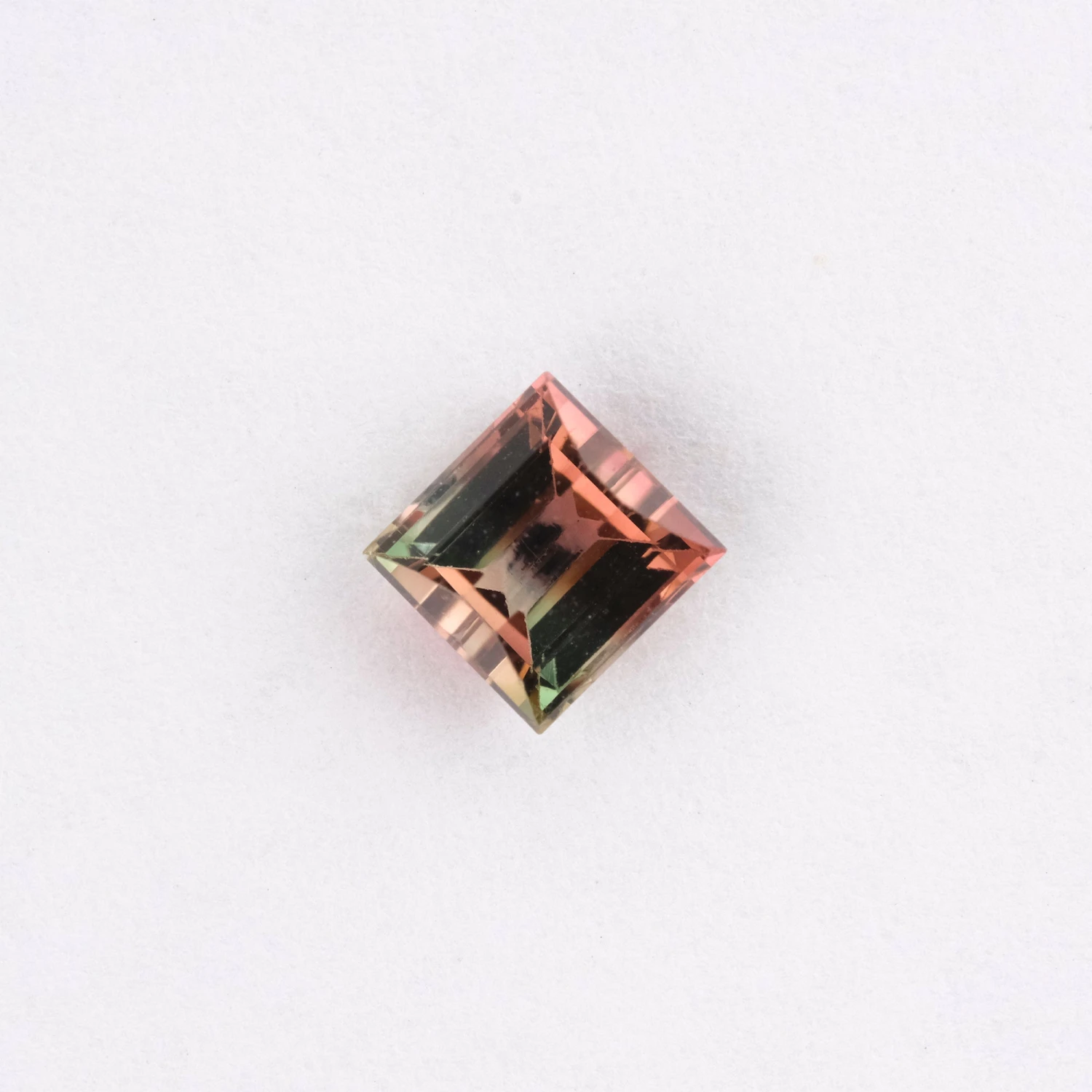 .70 Carat Watermelon Brilliant Cut Tourmaline Gemstone 1 .70 Carat Watermelon Brilliant Cut Tourmaline Gemstone