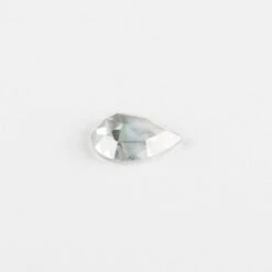.70 Carat Icy White Diamond, Rose Cut Pear Diamond 5 .70 Carat Icy White Diamond, Rose Cut Pear Diamond -Point No Point Studio Store 0.70 600 3