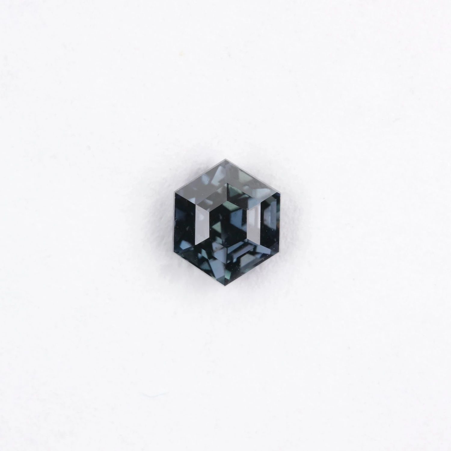 .71 Carat Blue Brilliant Cut Hexagon Sapphire 1 .71 Carat Blue Brilliant Cut Hexagon Sapphire
