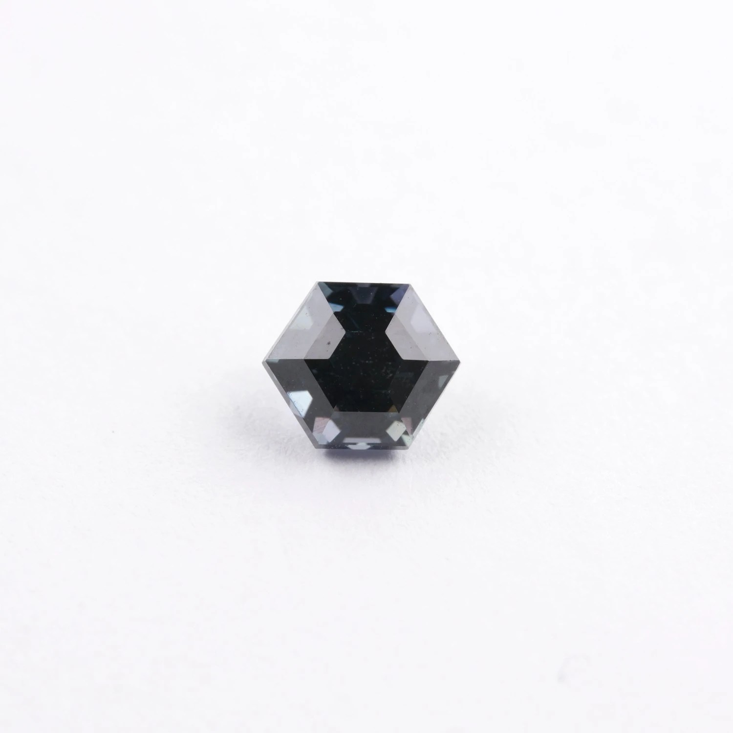 .71 Carat Blue Brilliant Cut Hexagon Sapphire 5 .71 Carat Blue Brilliant Cut Hexagon Sapphire - Image 5