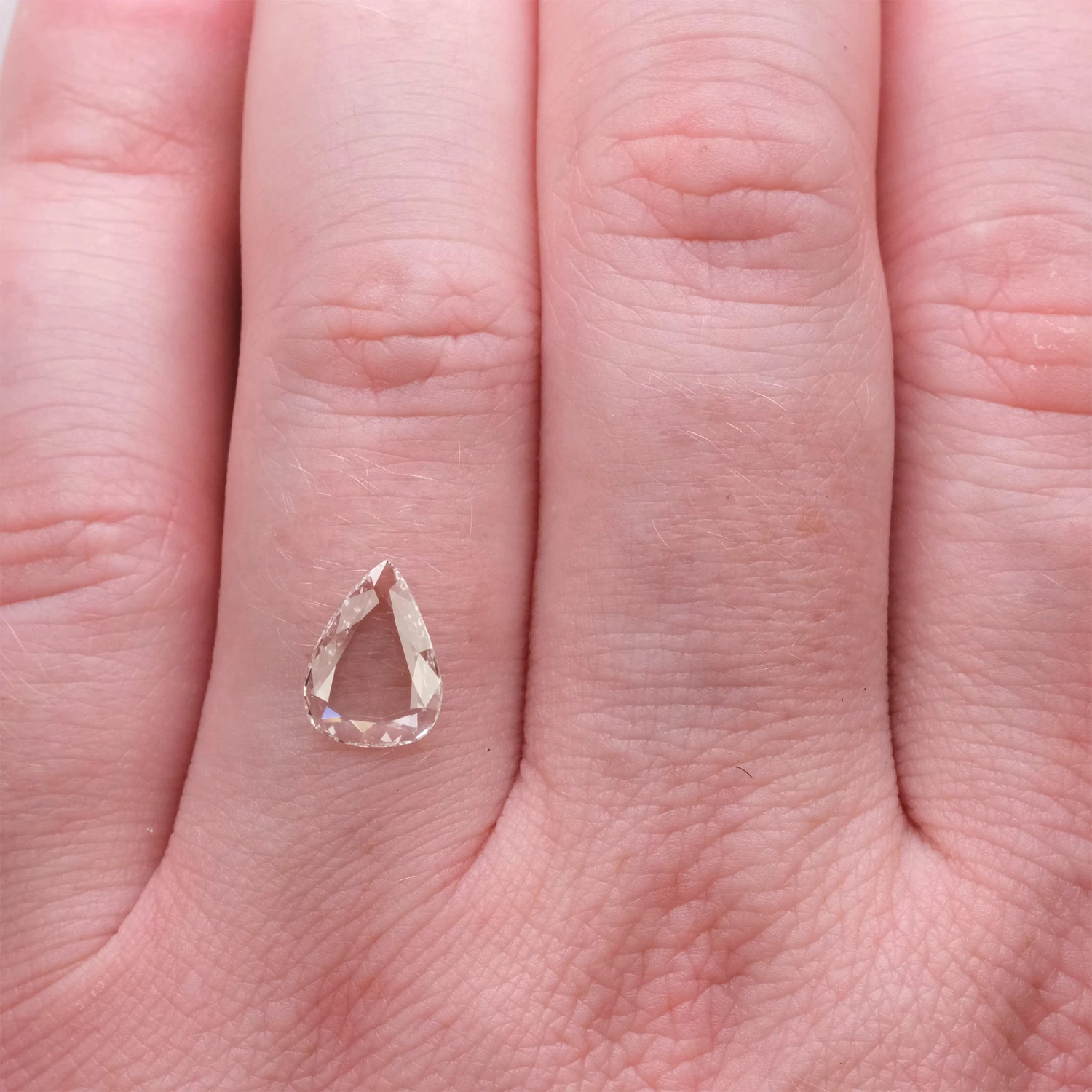 .75 Carat Clear Portrait Cut Pear Diamond 2 .75 Carat Clear Portrait Cut Pear Diamond - Image 2