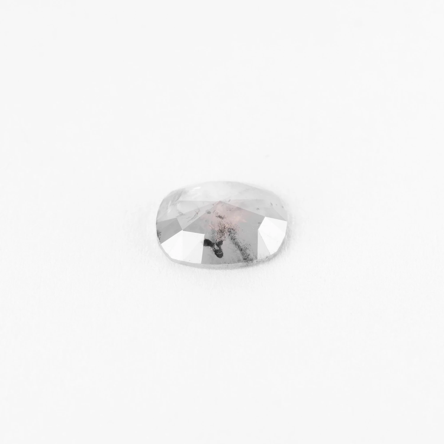 .76 Carat Salt And Pepper Rose Cut Oval Diamond 4 .76 Carat Salt And Pepper Rose Cut Oval Diamond - Image 4