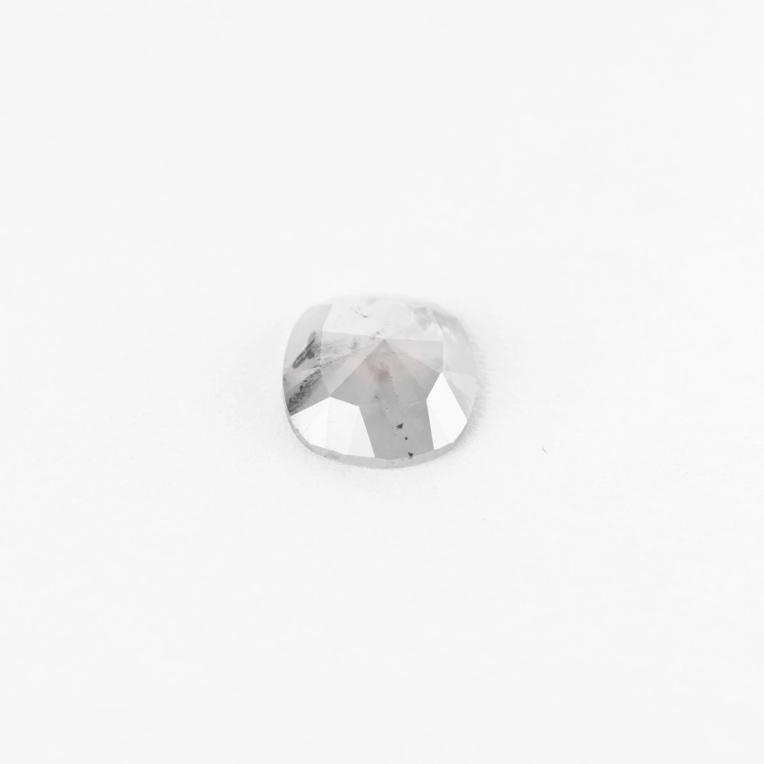 .76 Carat Salt And Pepper Rose Cut Oval Diamond 5 .76 Carat Salt And Pepper Rose Cut Oval Diamond - Image 5