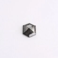 .84 Carat Salt And Pepper Rose Cut Hexagon Diamond 8 .84 Carat Salt And Pepper Rose Cut Hexagon Diamond -Point No Point Studio Store 0.84 535 4 a24c719d c52f 467e 8bf8 f610051d32bb