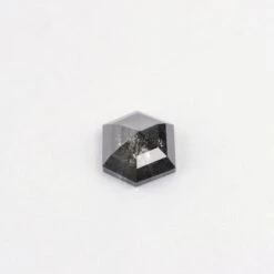 .89 Carat Salt And Pepper Rose Cut Hexagon Diamond -Point No Point Studio Store 0.89 550 4 1aa7560b 1e1a 429d 805a 132debce102c
