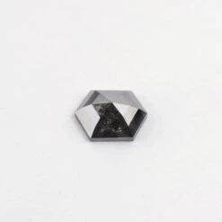 .89 Carat Salt And Pepper Rose Cut Hexagon Diamond -Point No Point Studio Store 0.89 550 5 a4f072c4 79a3 4626 94ff b872800b143e
