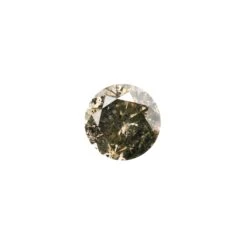 .92 Carat Salt And Pepper Brilliant Cut Round Diamond