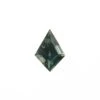 .94 Carat Teal Brilliant Cut Kite Sapphire