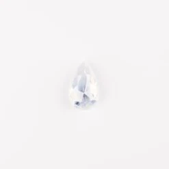 .99 Carat Icy White Rose Cut Pear Diamond