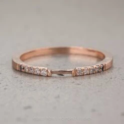 5 Ombre Diamond Harper Cuff, 14K Rose Gold 13 5 Ombre Diamond Harper Cuff, 14K Rose Gold -Point No Point Studio Store 03092022EWB 1