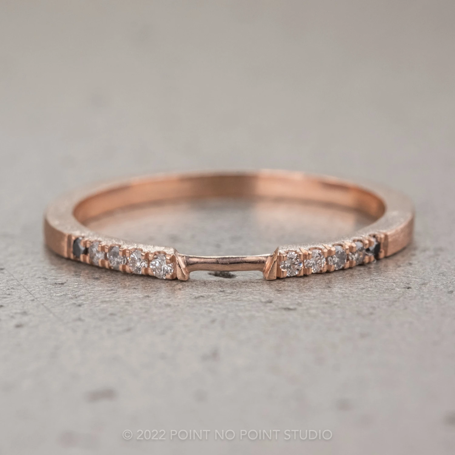 5 Ombre Diamond Harper Cuff, 14K Rose Gold 6 5 Ombre Diamond Harper Cuff, 14K Rose Gold - Image 6