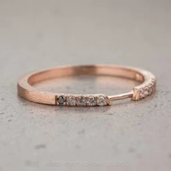 5 Ombre Diamond Harper Cuff, 14K Rose Gold 14 5 Ombre Diamond Harper Cuff, 14K Rose Gold -Point No Point Studio Store 03092022EWB 2