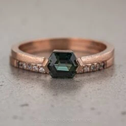 5 Ombre Diamond Harper Cuff, 14K Rose Gold 11 5 Ombre Diamond Harper Cuff, 14K Rose Gold -Point No Point Studio Store 03092022EWB 4