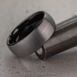 8mm Tungsten Men's Ring 12 8mm Tungsten Men's Ring -Point No Point Studio Store 03232022C 3