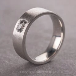 Emerald Diamond Men's Wedding Band, Platinum 9 Emerald Diamond Men's Wedding Band, Platinum -Point No Point Studio Store 05122023H 2 6ce7e582 6bc3 4d9a aa4f 79abaab1eeb2