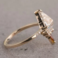 1.75 Carat Kite Moissanite Engagement Ring, Avaline Setting, 14K Yellow Gold 16 1.75 Carat Kite Moissanite Engagement Ring, Avaline Setting, 14K Yellow Gold -Point No Point Studio Store 07012022B 4 39b7b54a d713 4ff8 b903 acf86b117dad
