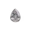 1.02 Carat Salt And Pepper Brilliant Cut Pear Diamond