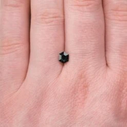 1.04 Carat Teal Brilliant Cut Hexagon Sapphire 11 1.04 Carat Teal Brilliant Cut Hexagon Sapphire -Point No Point Studio Store 1.04 280 7