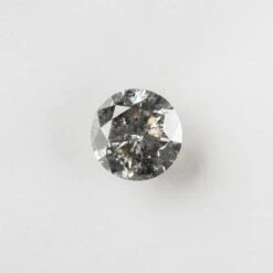 1.04 Carat Salt And Pepper Brilliant Round Diamond
