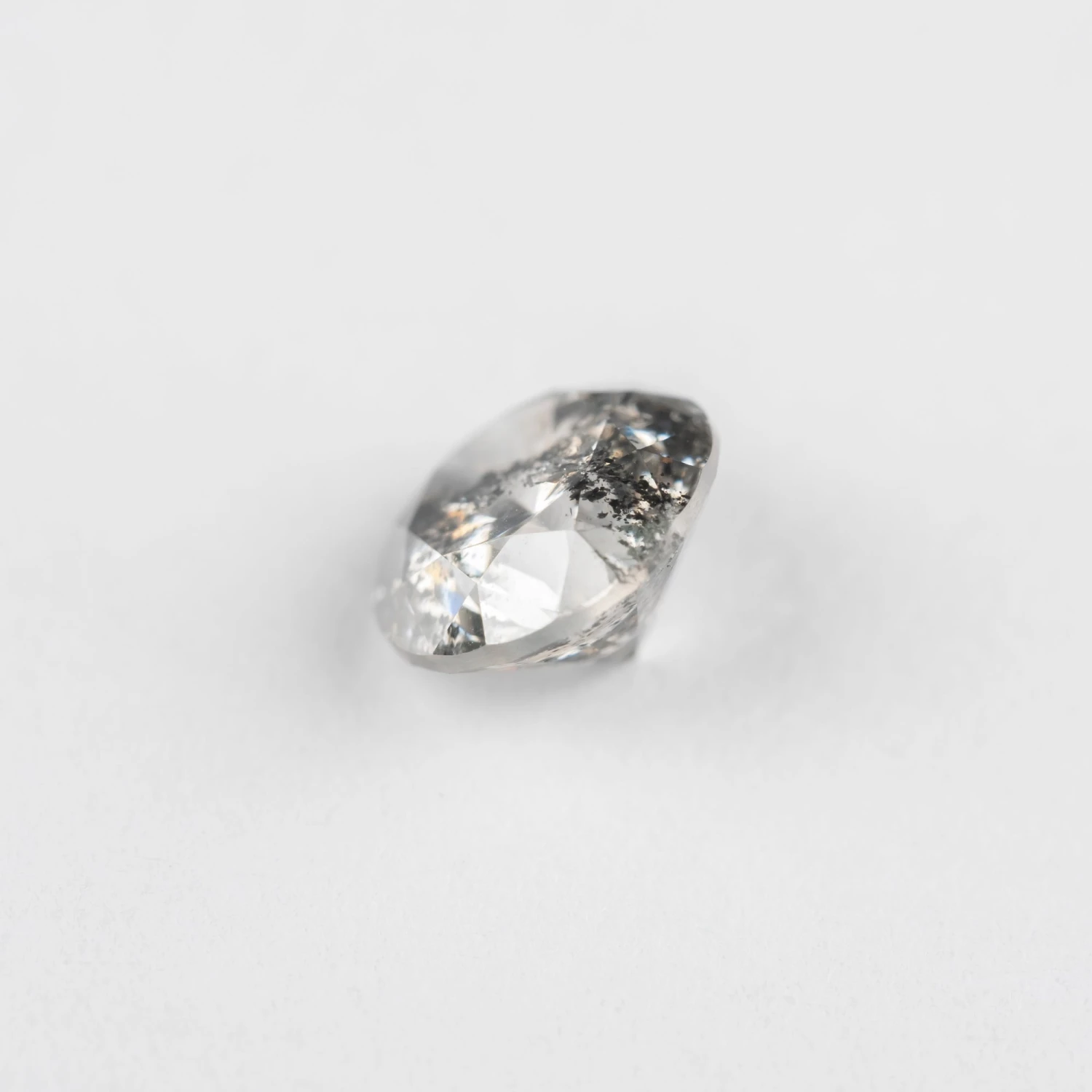 1.04 Carat Salt And Pepper Brilliant Round Diamond 2 1.04 Carat Salt And Pepper Brilliant Round Diamond - Image 2