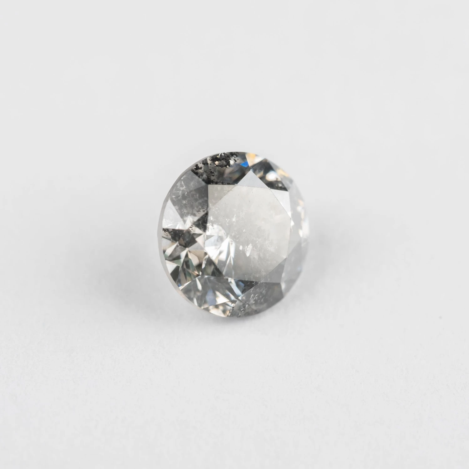 1.04 Carat Salt And Pepper Brilliant Round Diamond 3 1.04 Carat Salt And Pepper Brilliant Round Diamond - Image 3