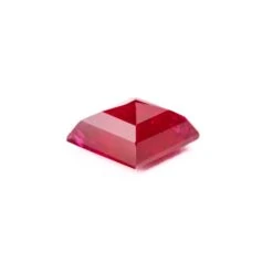 1.06 Carat Deep Red Double Cut Lozenge Ruby -Point No Point Studio Store 1.06 700 3