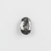 1.07 Carat Salt And Pepper Double Cut Oval Diamond