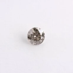 1.07 Carat Salt And Pepper Brilliant Cut Round Diamond -Point No Point Studio Store 1.07 580 6