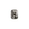 1.14 Carat Salt And Pepper Double Cut Asscher Diamond
