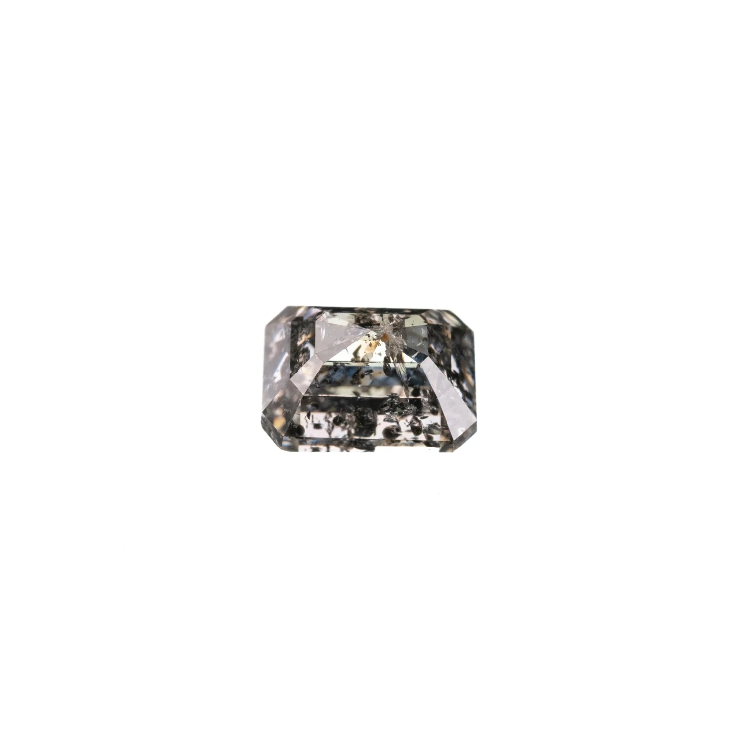 1.14 Carat Salt And Pepper Double Cut Asscher Diamond 3 1.14 Carat Salt And Pepper Double Cut Asscher Diamond - Image 3