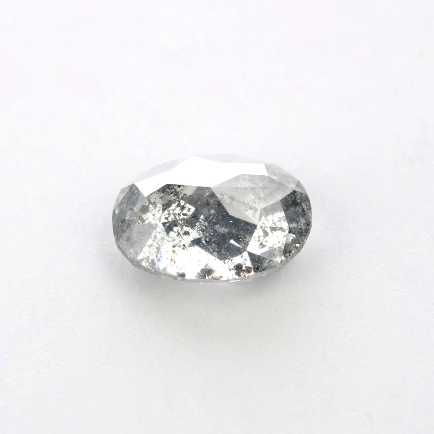 1.15 Carat Salt And Pepper Double Cut Oval Diamond 2 1.15 Carat Salt And Pepper Double Cut Oval Diamond - Image 2