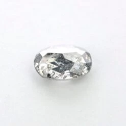 1.15 Carat Salt And Pepper Double Cut Oval Diamond 9 1.15 Carat Salt And Pepper Double Cut Oval Diamond -Point No Point Studio Store 1.15 500 5