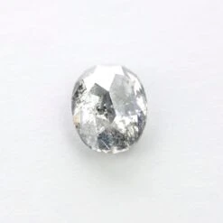 1.15 Carat Salt And Pepper Double Cut Oval Diamond 10 1.15 Carat Salt And Pepper Double Cut Oval Diamond -Point No Point Studio Store 1.15 500 6