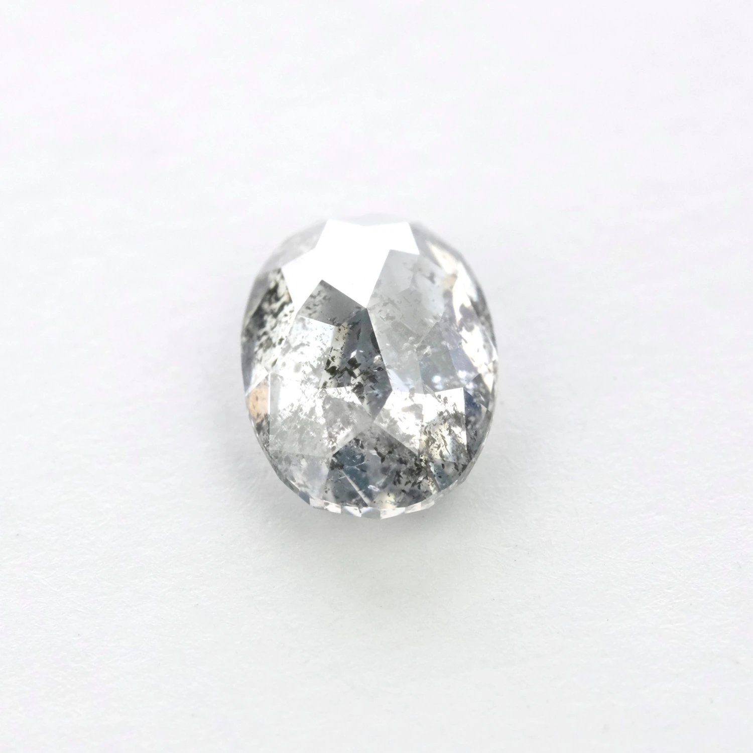1.15 Carat Salt And Pepper Double Cut Oval Diamond 5 1.15 Carat Salt And Pepper Double Cut Oval Diamond - Image 5
