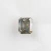 1.18 Carat Salt And Pepper Double Cut Asscher Diamond