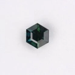 1.20 Carat Teal Hexagon Sapphire
