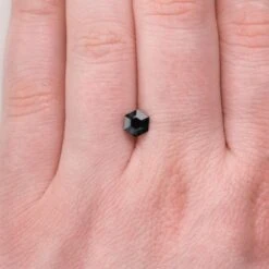 1.20 Carat Teal Hexagon Sapphire -Point No Point Studio Store 1.20 280 7