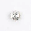 1.21 Carat Clear White Step Cut Hexagon Moissanite