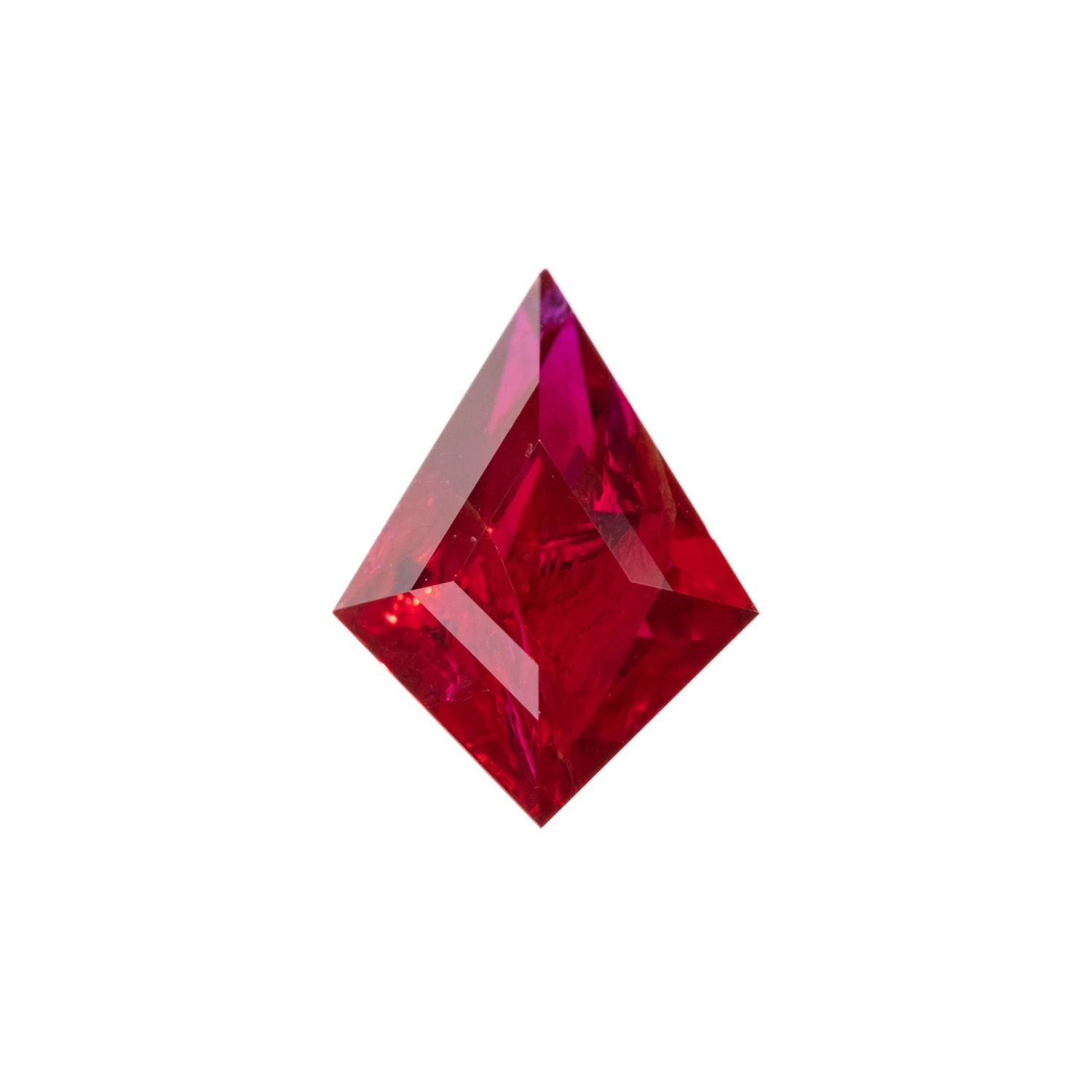 1.21 Carat Deep Red Double Cut Kite Ruby 1 1.21 Carat Deep Red Double Cut Kite Ruby