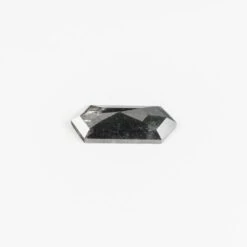 1.22 Carat Black Rose Cut Elongated Hexagon Diamond 5 1.22 Carat Black Rose Cut Elongated Hexagon Diamond -Point No Point Studio Store 1.22 500 3