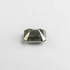 1.26 Carat Salt And Pepper Rose Cut Asscher Diamond -Point No Point Studio Store 1.26 600 3