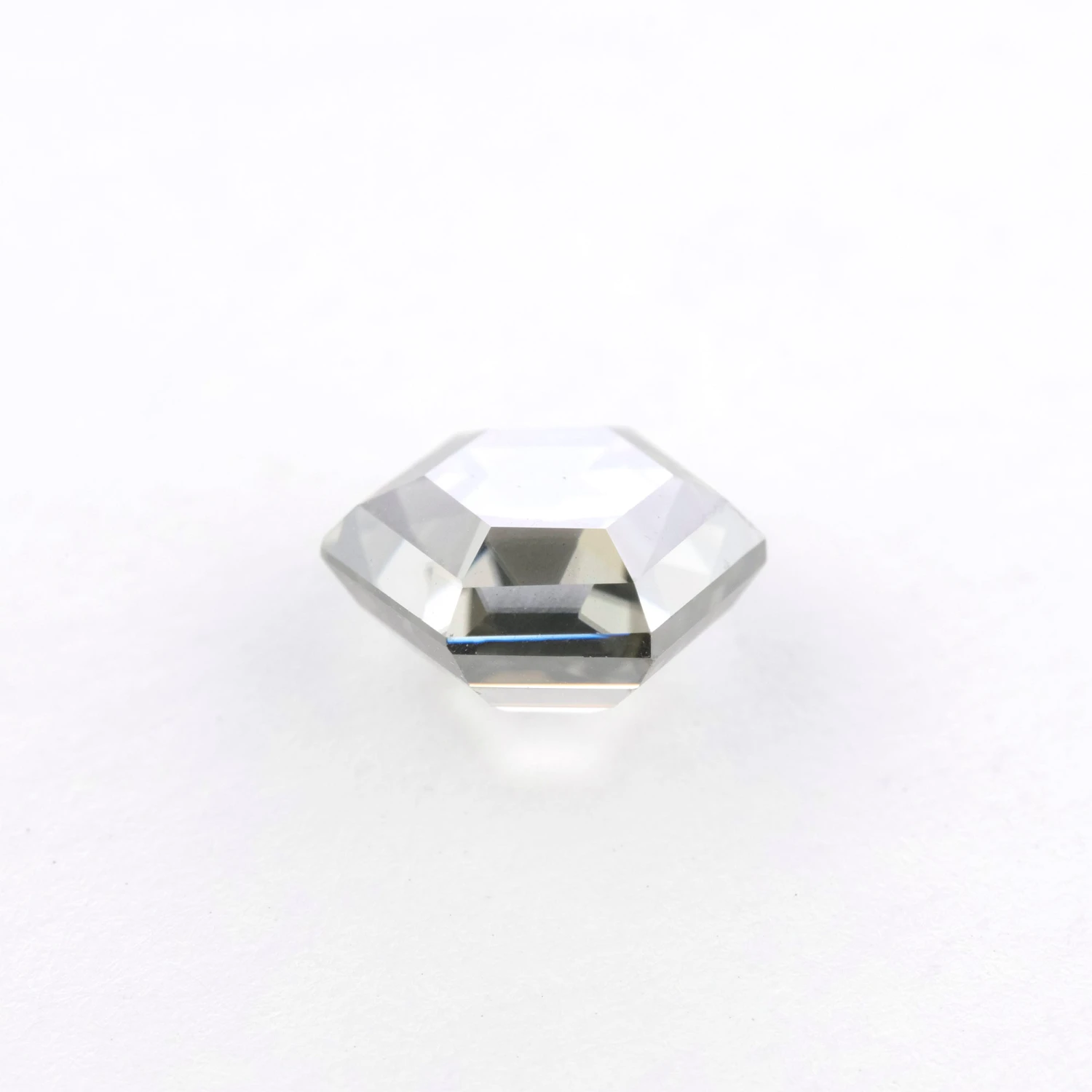 1.16 Carat Translucent Grey Step Cut Hexagon Moissanite 3 1.16 Carat Translucent Grey Step Cut Hexagon Moissanite - Image 3