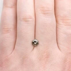 1.16 Carat Translucent Grey Step Cut Hexagon Moissanite 11 1.16 Carat Translucent Grey Step Cut Hexagon Moissanite -Point No Point Studio Store 1.32 150 7 f7e133ec 734e 425e b8b2 3d069708f93b