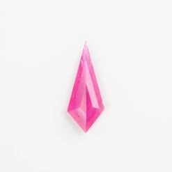 1.33 Carat Fuchsia Pink Double Cut Kite Ruby