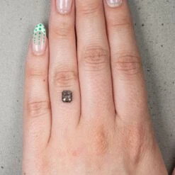 1.34 Carat Black Speckled Cut Emerald Diamond 11 1.34 Carat Black Speckled Cut Emerald Diamond -Point No Point Studio Store 1.34 535 7 10e873d7 389d 4c3b 9aae f03961ba42ef