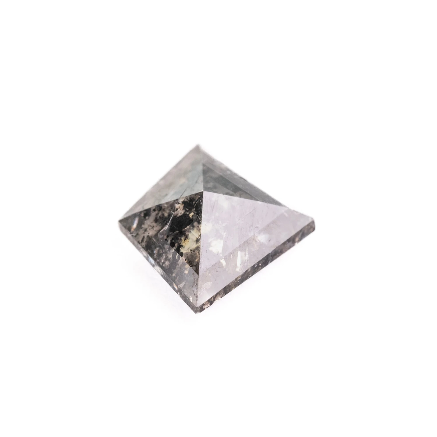 1.35 Carat Dark Salt And Pepper Rose Cut Kite Diamond 3 1.35 Carat Dark Salt And Pepper Rose Cut Kite Diamond - Image 3