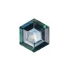 1.40 Carat Teal Double Cut Hexagon Sapphire