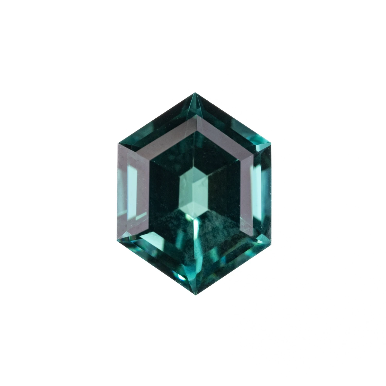 1.43 Carat Lagoon Step Cut Hexagon Tourmaline 1 1.43 Carat Lagoon Step Cut Hexagon Tourmaline