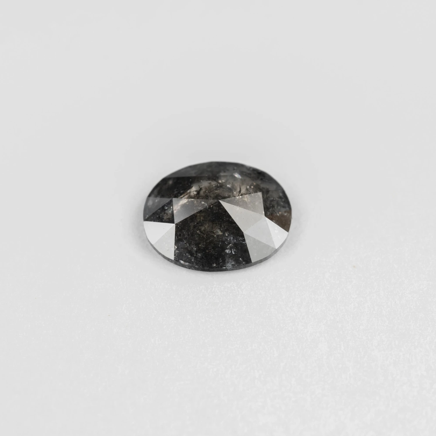 1.45 Carat Black Rose Cut Oval Diamond 2 1.45 Carat Black Rose Cut Oval Diamond - Image 2